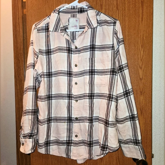 SO Size Large Cozy Plaid Button Down Flannel - Picture 1 of 10